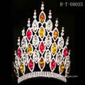 color stone of tall tiara wholesale pageant crowns